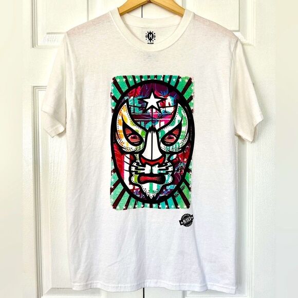 Lucha Libre Shirt Cancun Mr Kone Masked Wrestler Luchadore Mexico Size M - Picture 1 of 6